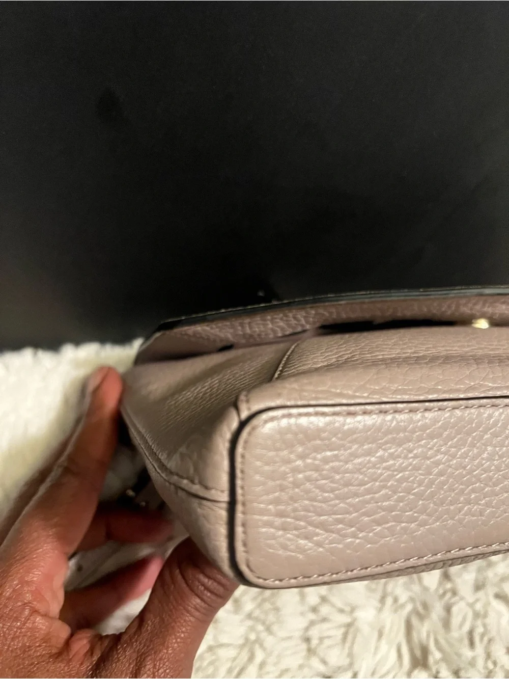 kate spade Sylvia Envelope Suede & Leather Crossbody Bag